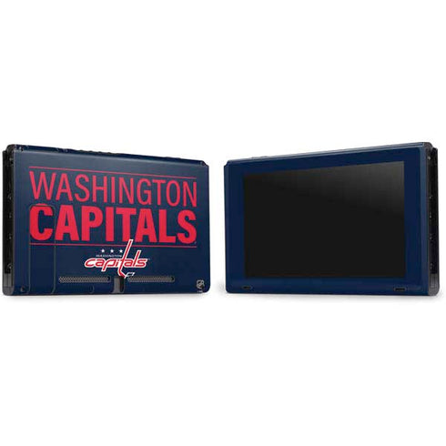 NHL Washington Capitals Lineup Nintendo Switch Bundle Skin