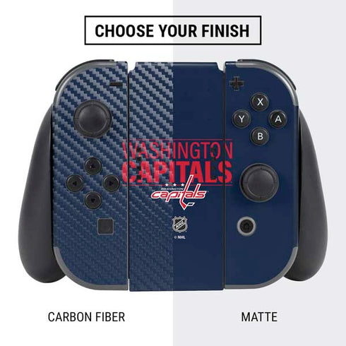 NHL Washington Capitals Lineup Nintendo Switch Bundle Skin