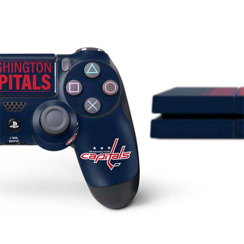NHL Washington Capitals Lineup PS4 Console and Controller Bundle Skin