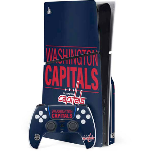 NHL Washington Capitals Lineup PS5 Slim Disk Bundle Skin