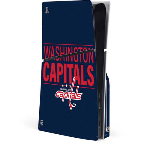 NHL Washington Capitals Lineup PS5 Slim Disk Console Skin