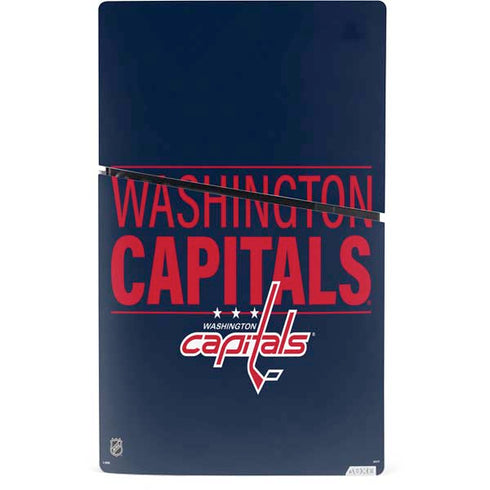 NHL Washington Capitals Lineup PS5 Slim Digital Edition Bundle Skin