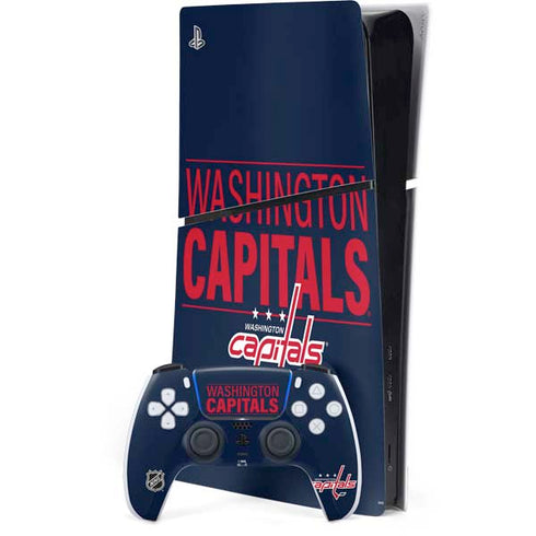 NHL Washington Capitals Lineup PS5 Slim Digital Edition Console Skin