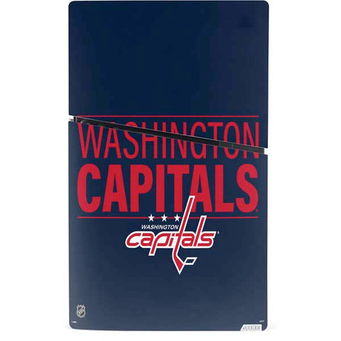 NHL Washington Capitals Lineup PS5 Slim Digital Edition Console Skin