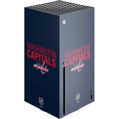NHL Washington Capitals Lineup Xbox Series X Console Skin