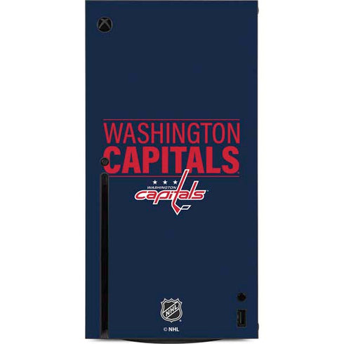 NHL Washington Capitals Lineup Xbox Series X Console Skin
