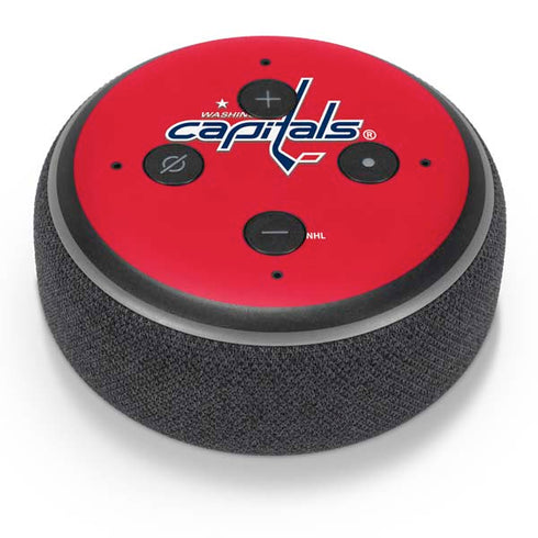 NHL Washington Capitals Solid Background Amazon Echo Dot Skin