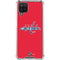 NHL Washington Capitals Solid Background Galaxy A12 Clear Case