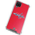 NHL Washington Capitals Solid Background Galaxy A12 Clear Case