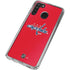 NHL Washington Capitals Solid Background Galaxy A21 Clear Case