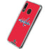 NHL Washington Capitals Solid Background Galaxy A30 Clear Case