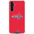 NHL Washington Capitals Solid Background Galaxy A54 5G Clear Case