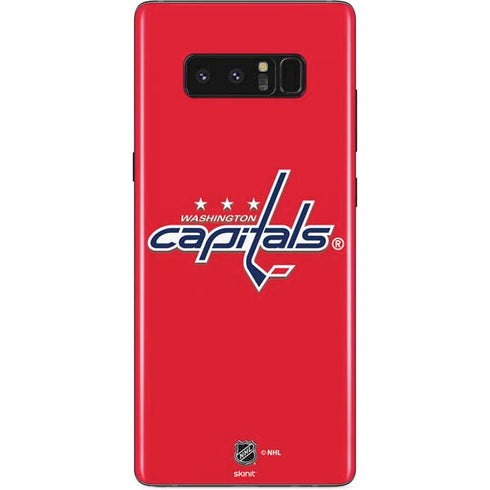 NHL Washington Capitals Solid Background Galaxy Note 8 Skin