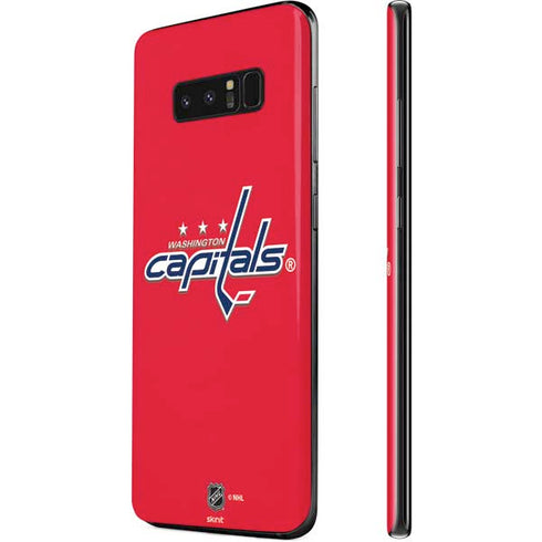 NHL Washington Capitals Solid Background Galaxy Note 8 Skin