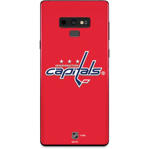 NHL Washington Capitals Solid Background Galaxy Note 9 Skin