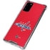 NHL Washington Capitals Solid Background Galaxy Note20 5G Clear Case