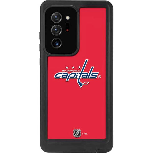 NHL Washington Capitals Solid Background Galaxy Note20 Ultra 5G Waterproof Case