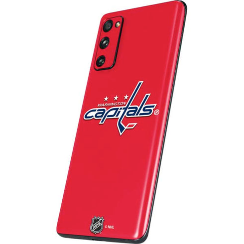 NHL Washington Capitals Solid Background Galaxy S20 Fan Edition Skin
