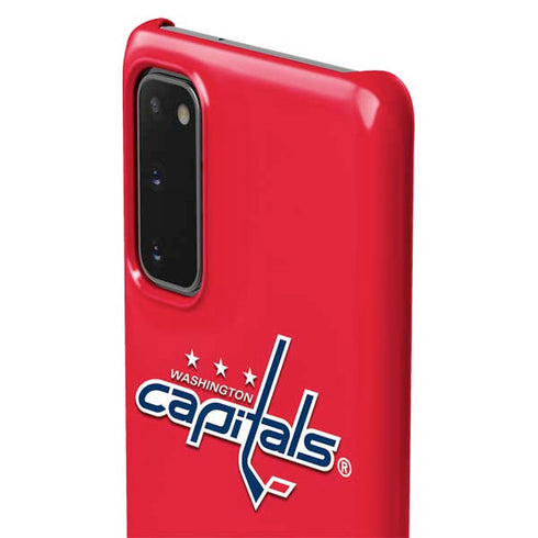 NHL Washington Capitals Solid Background Galaxy S20 Lite Case