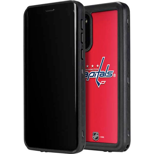 NHL Washington Capitals Solid Background Galaxy S20 Plus Waterproof Case