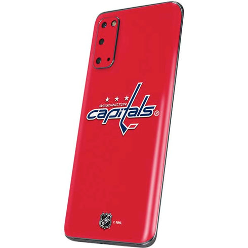 NHL Washington Capitals Solid Background Galaxy S20 Skin