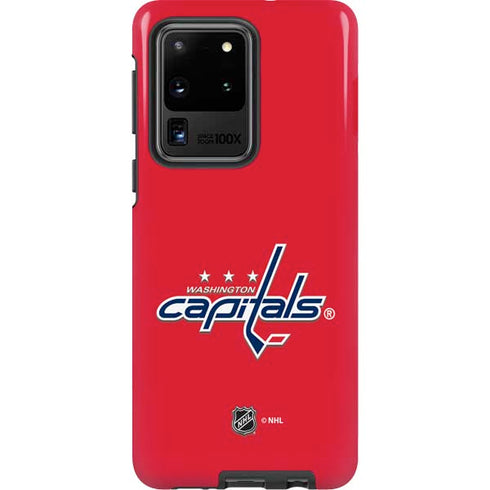 NHL Washington Capitals Solid Background Galaxy S20 Ultra 5G Pro Case