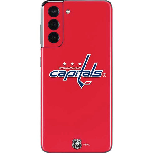 NHL Washington Capitals Solid Background Galaxy S21 5G Skin