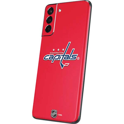 NHL Washington Capitals Solid Background Galaxy S21 5G Skin