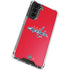 NHL Washington Capitals Solid Background Galaxy S21 FE Clear Case