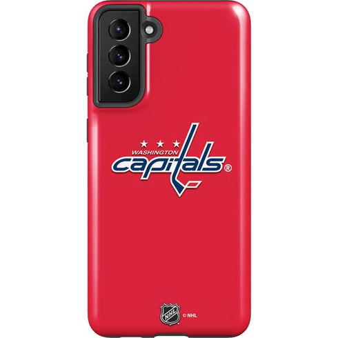 NHL Washington Capitals Solid Background Galaxy S21 Plus 5G Pro Case