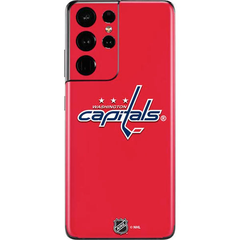 NHL Washington Capitals Solid Background Galaxy S21 Ultra 5G Skin