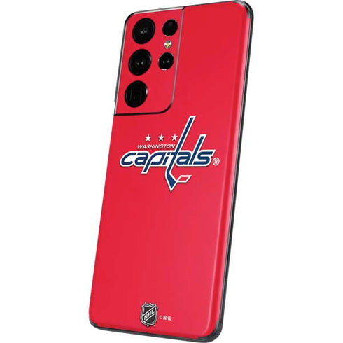 NHL Washington Capitals Solid Background Galaxy S21 Ultra 5G Skin
