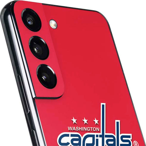NHL Washington Capitals Solid Background Galaxy S22 Skin