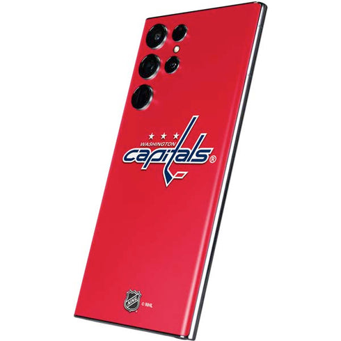 NHL Washington Capitals Solid Background Galaxy S22 Ultra Skin