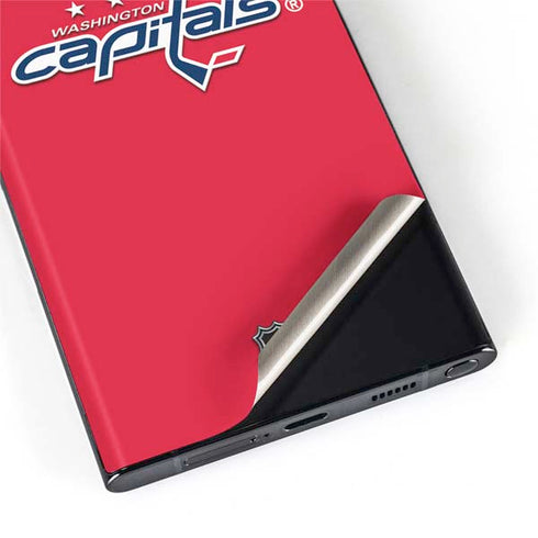 NHL Washington Capitals Solid Background Galaxy S22 Ultra Skin