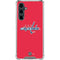 NHL Washington Capitals Solid Background Galaxy S23 FE Clear Case