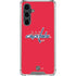 NHL Washington Capitals Solid Background Galaxy S23 FE Clear Case