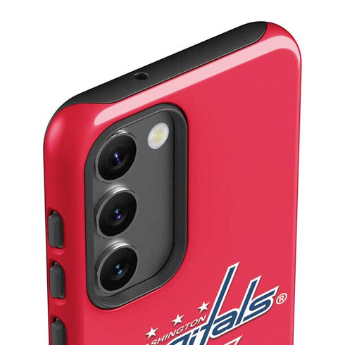 NHL Washington Capitals Solid Background Galaxy S23 Plus Pro Case
