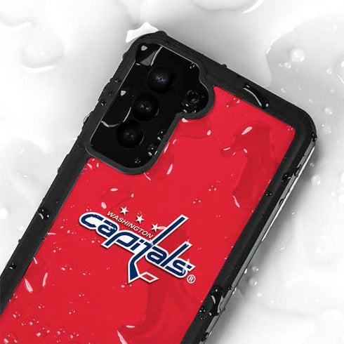 NHL Washington Capitals Solid Background Galaxy S23 Plus Waterproof Case