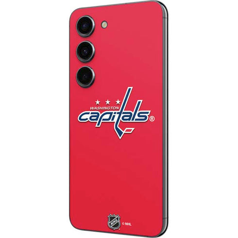 NHL Washington Capitals Solid Background Galaxy S23 Skin