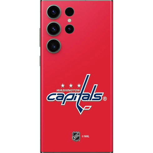 NHL Washington Capitals Solid Background Galaxy S23 Ultra Skin