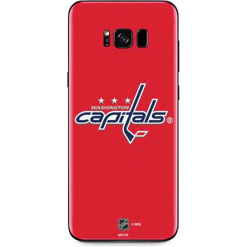 NHL Washington Capitals Solid Background Galaxy S8 Plus Skin