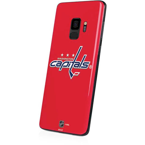 NHL Washington Capitals Solid Background Galaxy S9 Skin
