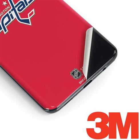 NHL Washington Capitals Solid Background Galaxy S9 Skin