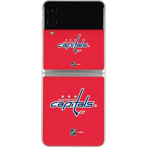 NHL Washington Capitals Solid Background Galaxy Z Flip3 5G Skin