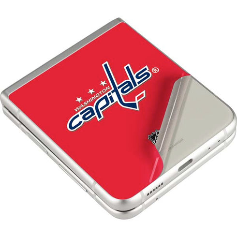 NHL Washington Capitals Solid Background Galaxy Z Flip3 5G Skin