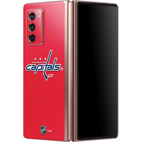 NHL Washington Capitals Solid Background Galaxy Z Fold2 5G Skin