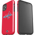 NHL Washington Capitals Solid Background iPhone 11 Impact Case