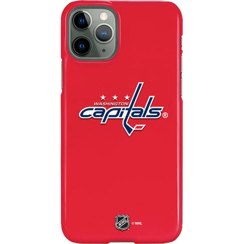 NHL Washington Capitals Solid Background iPhone 11 Pro Lite Case