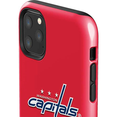 NHL Washington Capitals Solid Background iPhone 11 Pro Max Impact Case
